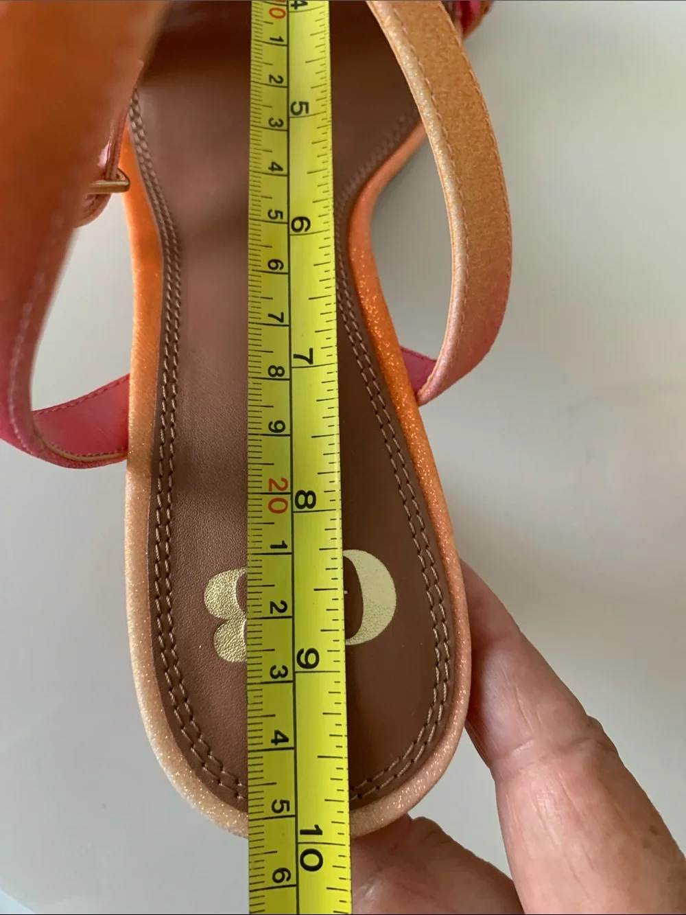 NWT Gianni Bini Razl-Dazl Ombre Rhinestone Strap Sculptural Heels Size 8 - Picture 8 of 11